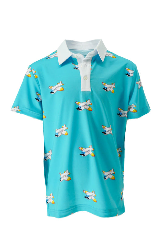 Kids Stache Polo