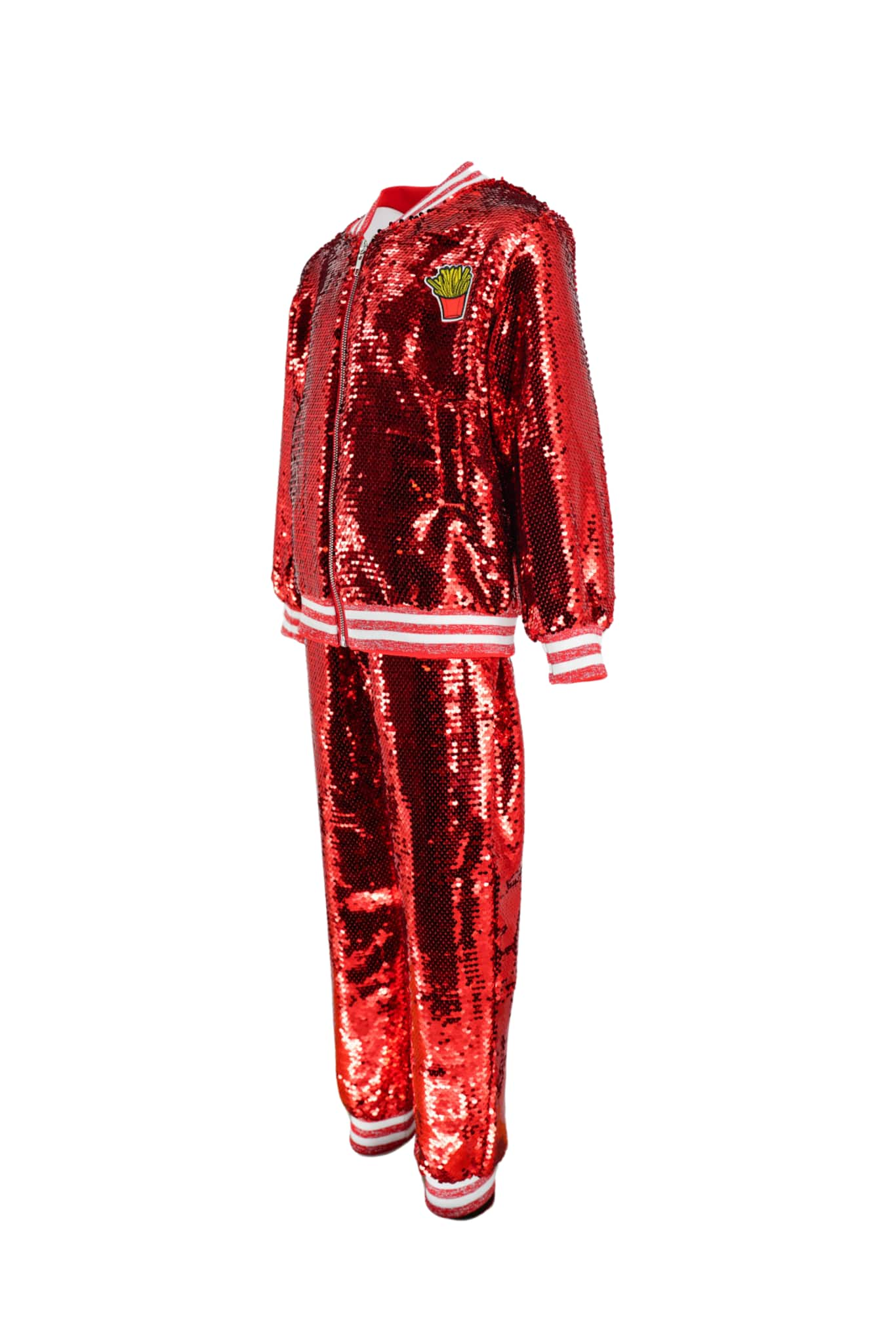 Yum Yum Hamburger Red Sequin Tracksuit | Louburts