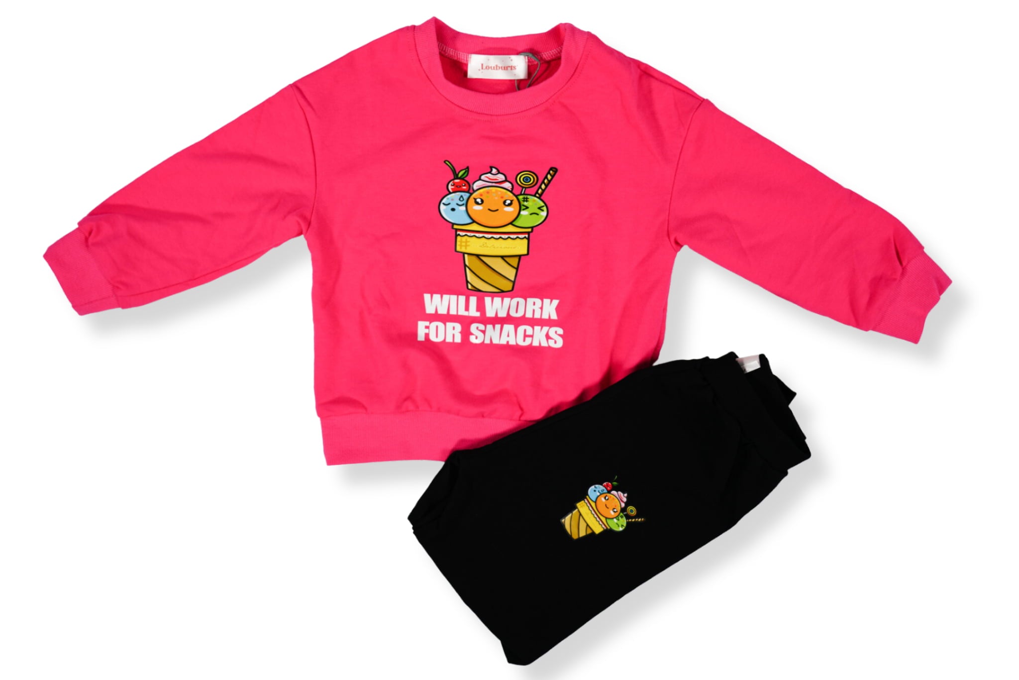 The Worker Sweatshirt and Pants for kids