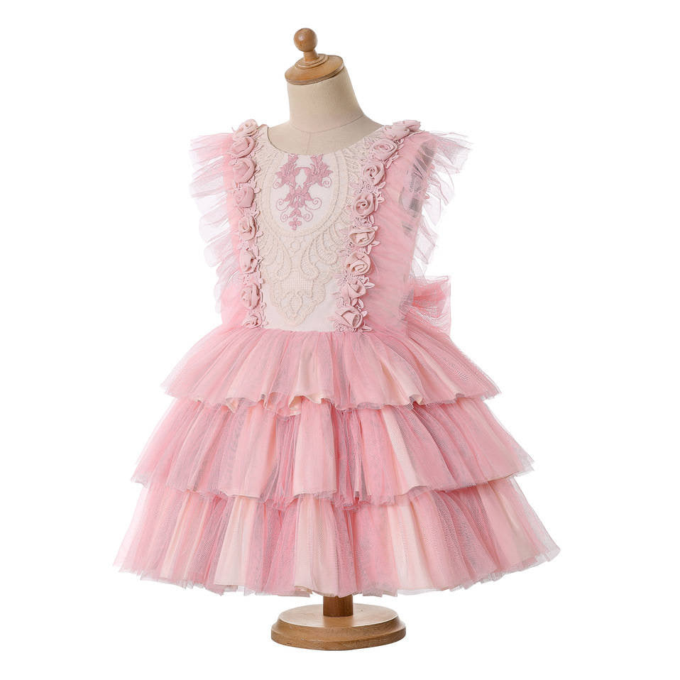 Ruffle Radiance Dress for kids