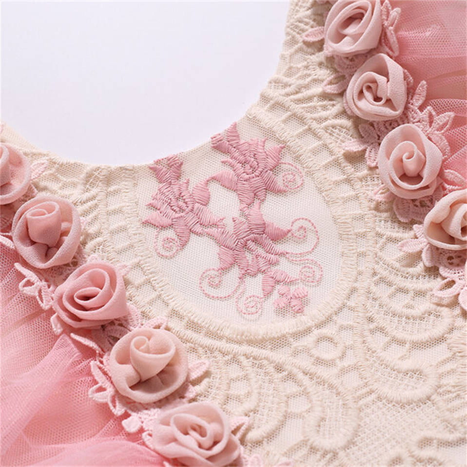 Ruffle Radiance Dress Close Up