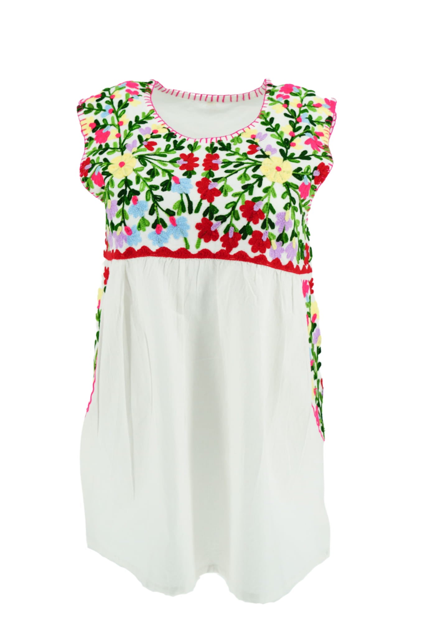 white embroidered shirt for women