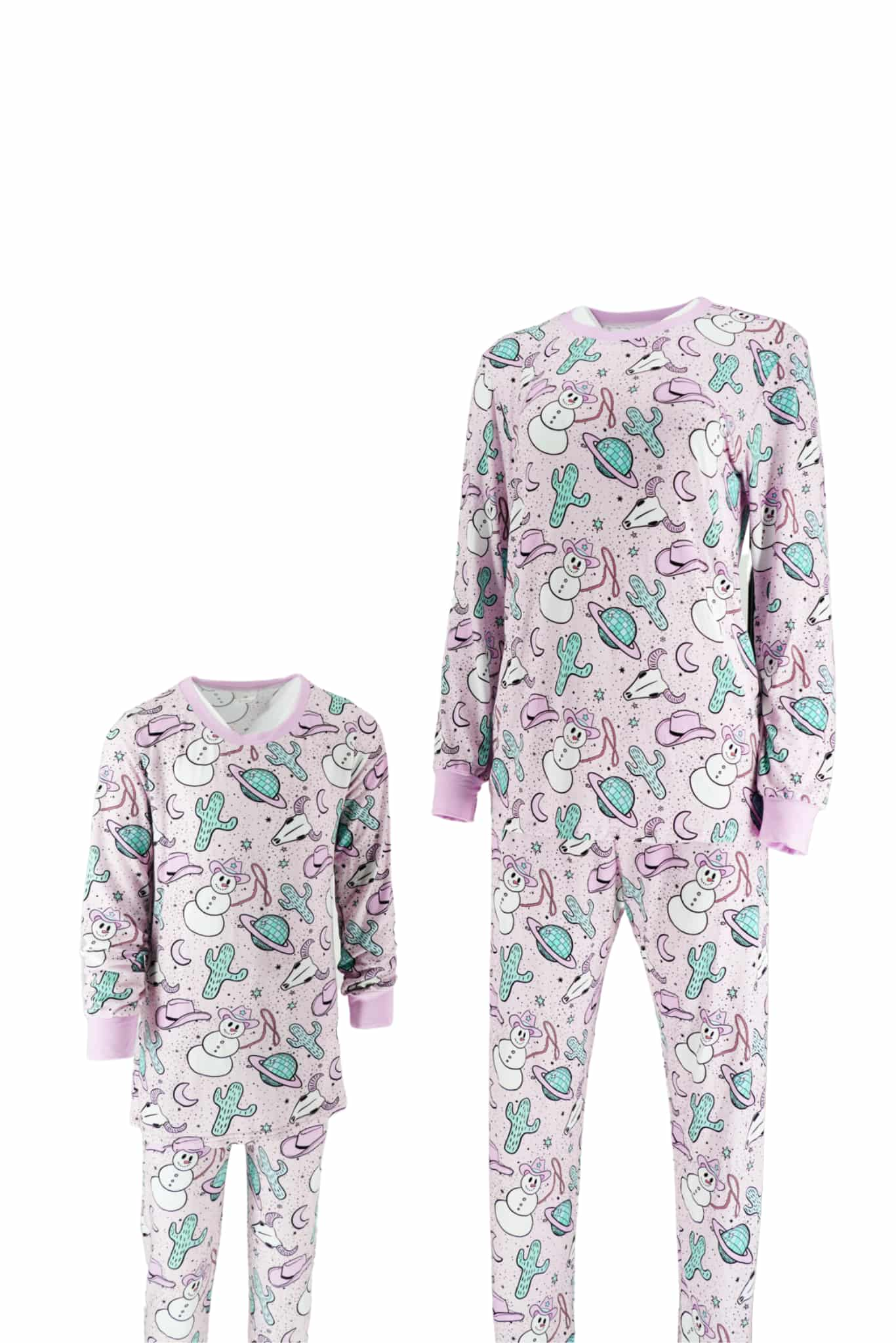 Kids Pink Bamboo Pajamas 